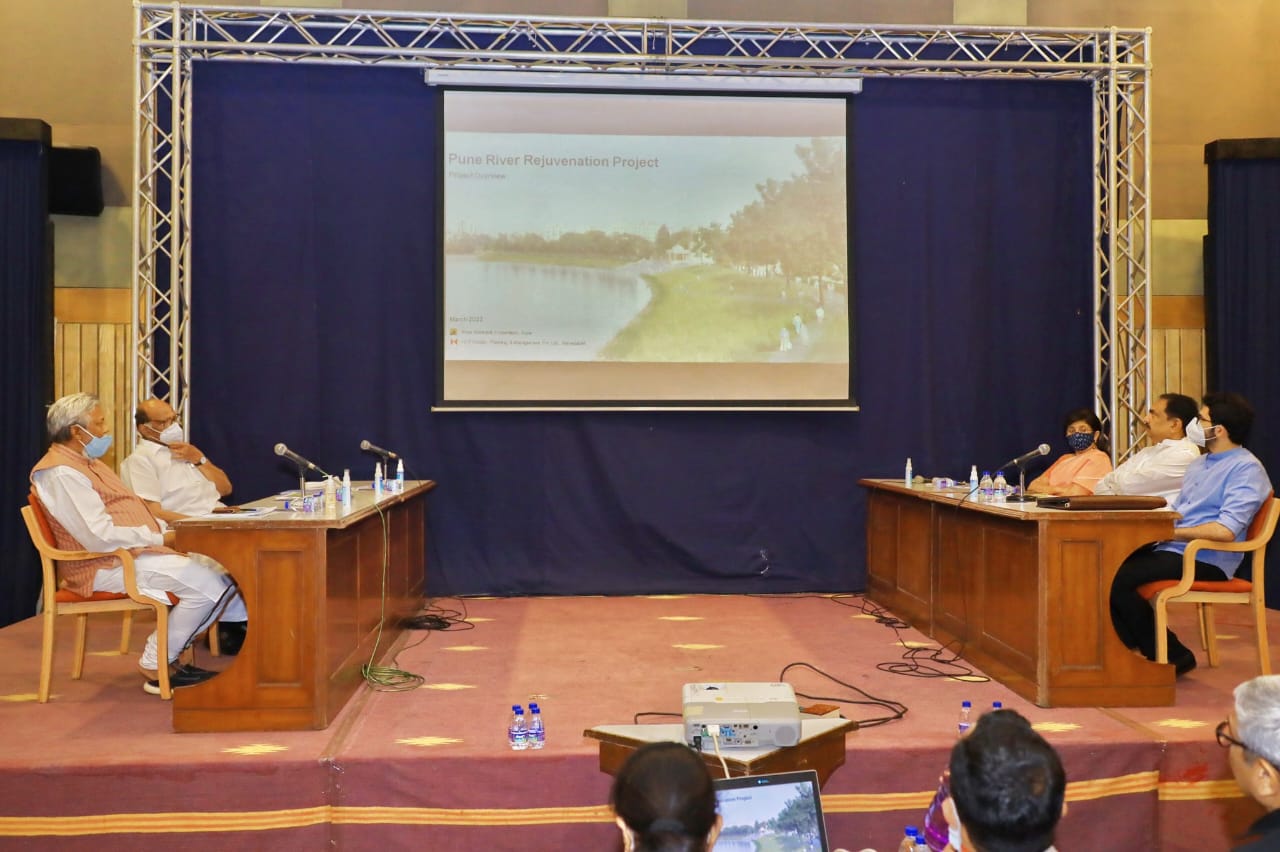 Mula-Mutha River Improvement : Sharad Pawar : मोदींनी भूमिपूजन केलेल्या नदी सुधार योजनेत शरद पवारांनी घातले लक्ष 