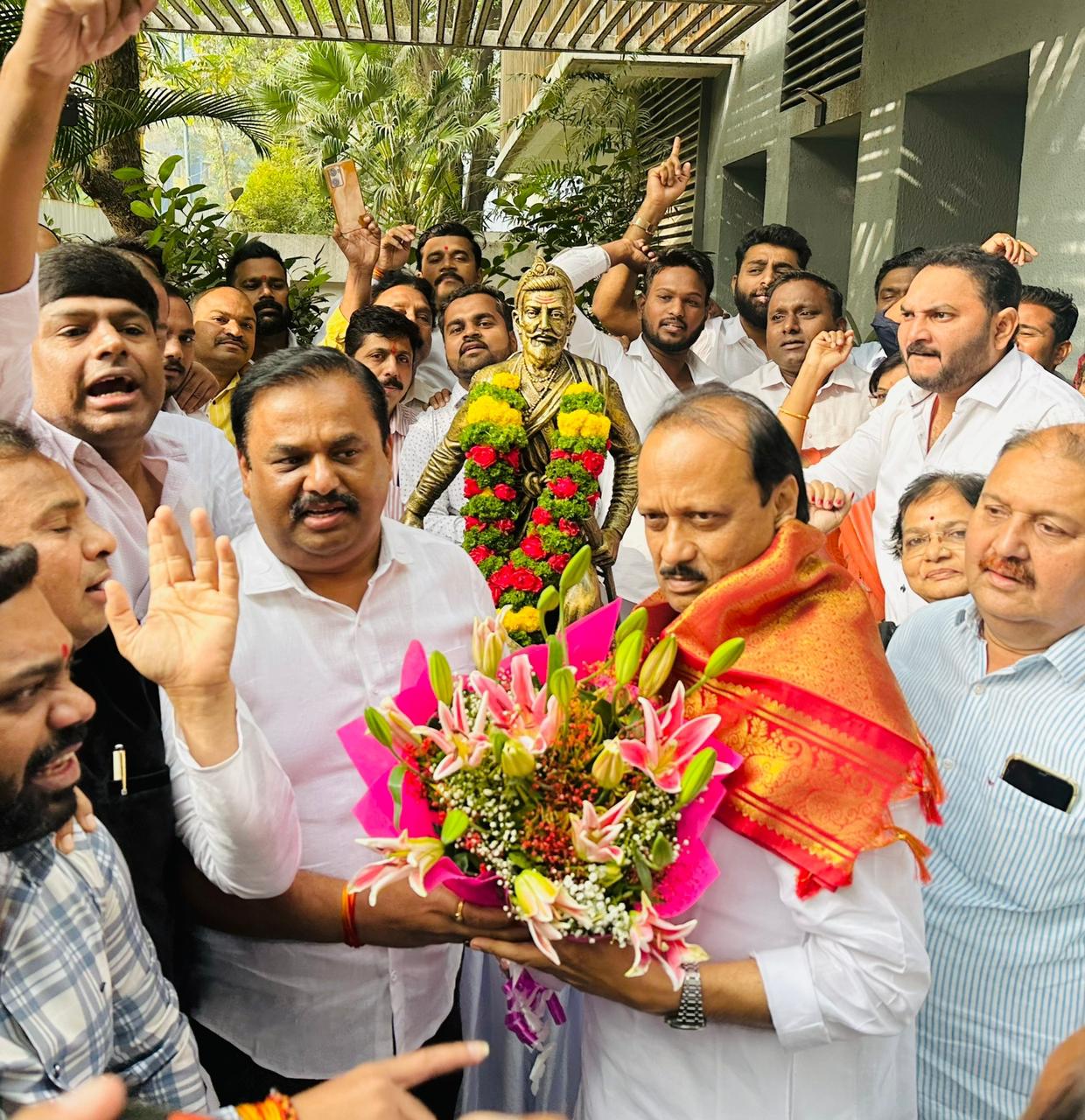 Ajit Pawar | NCP Pune | पुणे राष्ट्रवादी कडून अजित पवार यांचे जल्लोषात स्वागत