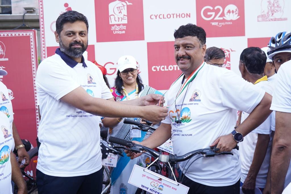 PMC Pune Cycle Rally | पुणे महापालिकेच्या सायकल फेरीत  २ हजार २०० नागरिक सहभागी