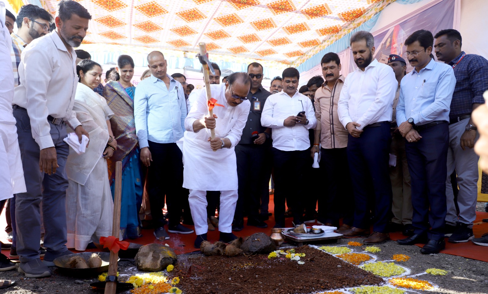 Inauguration of various projects of Pimpri-Chinchwad Municipal Corporation by Deputy Chief Minister Ajit Pawar